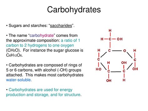 are lipids chains similar to carbohydrates